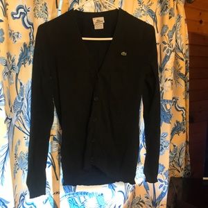 Lacoste Black Cardigan